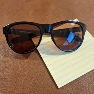 Native Acadia 193 Polarized Unisex Sunglasses | Black with White Trim